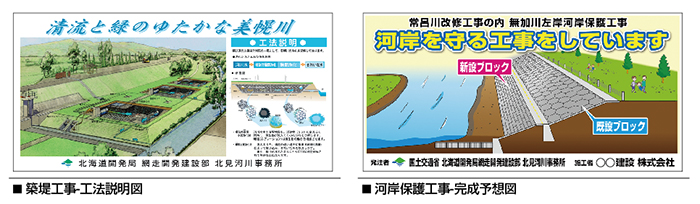 河川を守る工事