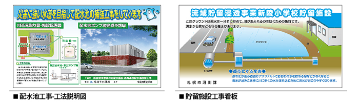 災害に強い水道　配水池補強工事　貯留施設